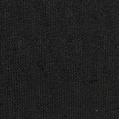 Cotton Polyester Stretch Scuba Knit Fabric, 440 gsm, 155 cm — Black