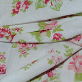 Pink Roses Poplin, Cotton — photo 3