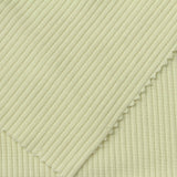 Cotton Stretch Rib Knit Fabric, 430 gsm, 127 cm — Khaki — photo 3