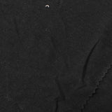 Polyester Cotton Jersey Knit Fabric, 165 gsm, 170 cm — Black — photo 3