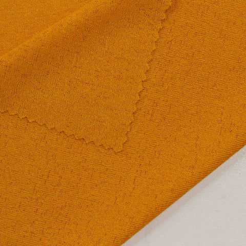 100% Polyester Rib Knit Fabric, 105 gsm, 172 cm — Orange