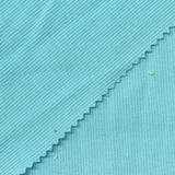 Polyester Cotton Stretch Rib Knit Fabric, 365 gsm, 110 cm — Blue — photo 3