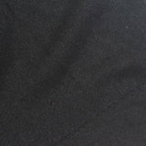 Viscose Polyester Stretch Chunky Knit Fabric, 220 gsm, 155 cm — Black — photo 3