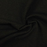 Brushed Viscose Polyester Stretch Denim Fabric, 300 gsm, 155 cm — Black — photo 3