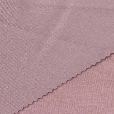 Viscose Polyester Stretch Scuba Knit Fabric, 270 gsm, 165 cm — Pink