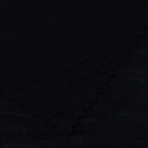 Black Marl Jersey Knit, Poly-Viscose, 130 gsm, 180 cm