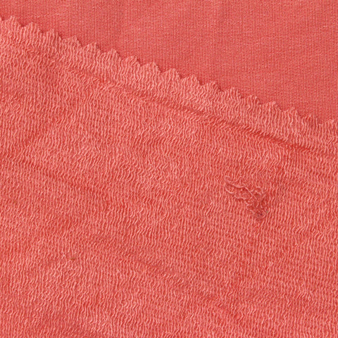 Viscose Stretch French Terry Fabric, 330 gsm, 155 cm — Pink
