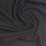Rib Knit Fabric, 240 gsm, 150 cm — Black — photo 3