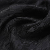 Black Houndstooth Jacquard, Polyester — photo 3