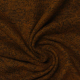 Brown Heathered-Marl Chunky Knit, Viscose-Poly — photo 3