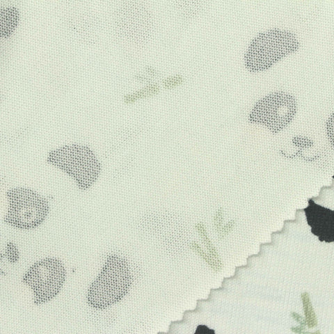 Animal Print Polyester Stretch Chunky Knit Fabric, 170 gsm, 165 cm — Green