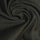 Dark Green Marl Interlock Knit, Polyester — photo 3