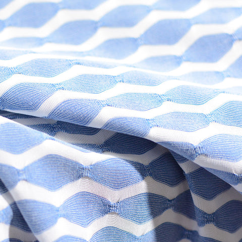 Blue Diamond Jacquard, Polyester, 176 gsm
