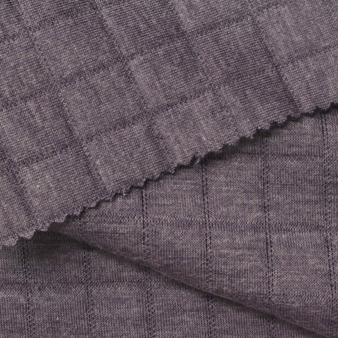 Grey Square Jacquard, Poly-Viscose