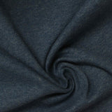 Dark Blue Marl Rib Knit, Cotton-Poly — photo 3
