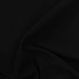Polyester Viscose Stretch Woven Fabric, 293 gsm — Black — photo 3