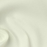 Polyester Stretch Rib Knit Fabric, 357 gsm, 140 cm — White — photo 3