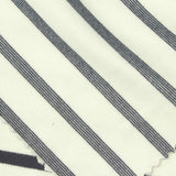 Dark Grey Horizontal-Stripe Ponte Knit, Polyester — photo 3