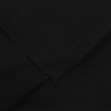 Viscose Nylon Stretch Bengaline Fabric, 255 gsm — Black — photo 3