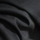 Cotton Stretch Twill Fabric, 230 gsm, 147 cm — Black — photo 3