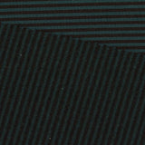 Dark Green Horizontal-Stripe Jersey Knit, Polyester — photo 3