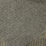 Grey Vertical-Stripe Rib Knit, Polyester — photo 3