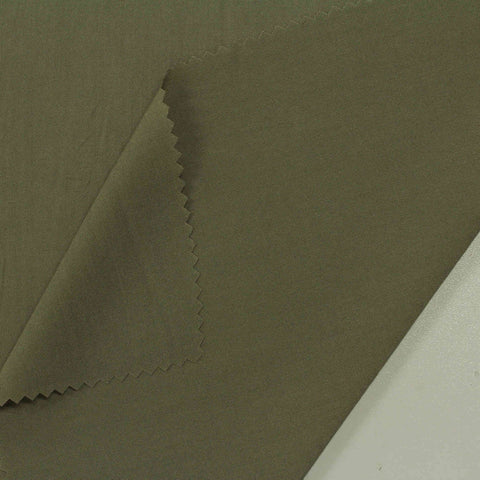 100% Viscose Poplin Fabric, 120 gsm — Khaki