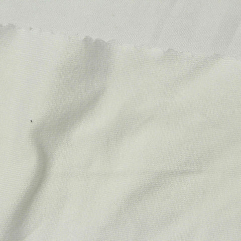 Viscose Stretch Jersey Knit Fabric, 216 gsm, 170 cm — White