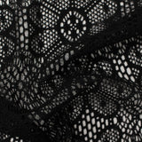 100% Polyester Warp Knit Fabric, 110 gsm, 170 cm — Black — photo 3