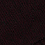 Dark Red Marl Rib Knit, Poly-Cotton — photo 3