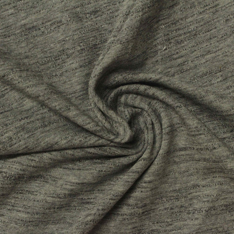 Cotton Polyester Stretch Jersey Knit Fabric, 160 gsm, 175 cm — Khaki