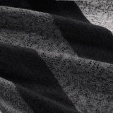 Black Horizontal-Stripe Jacquard, Poly-Viscose — photo 3