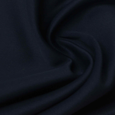 Polyester Stretch Scuba Knit Fabric, 300 gsm, 165 cm — Navy