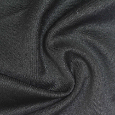 Dark Charcoal Rib Knit, Poly-Spandex
