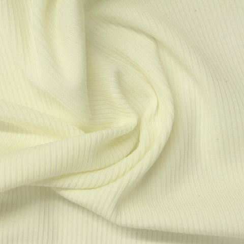 Tencel Lyocell Acrylic Stretch Rib Knit Fabric, 210 gsm, 140 cm — Khaki