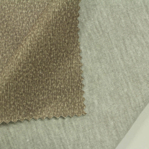 Heathered Brown Marl Knit, Polyester, 183 gsm