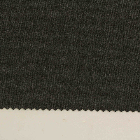Black Heathered-Marl Ponte Knit, Viscose-Nylon