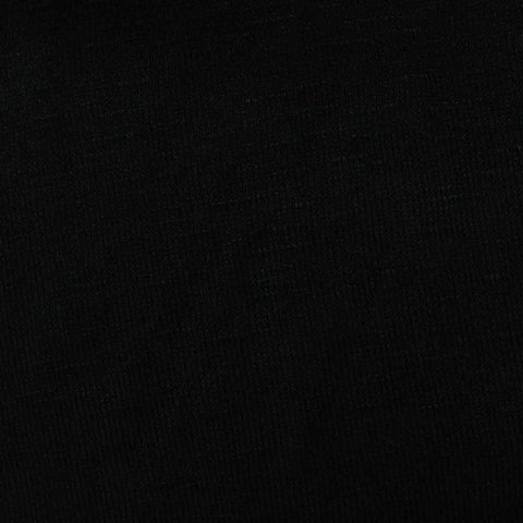 Viscose Polyester Stretch Chunky Knit Fabric, 183 gsm, 160 cm — Black