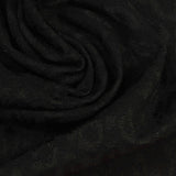 Black Tone-on-Tone Leopard Interlock Knit — photo 3