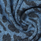Dark Grey Leopard Knit, Viscose-Poly — photo 3