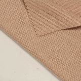 Polyester Viscose Blend Chunky Knit Fabric, 192 gsm, 153 cm — Orange — photo 3