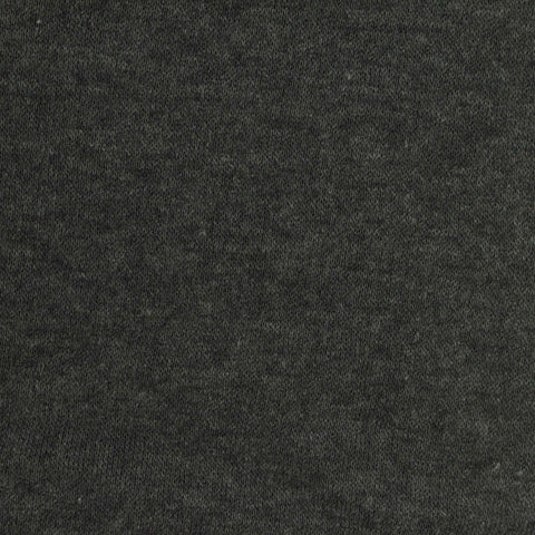 Dark Grey Marl Jersey Knit, Polyester, 200 gsm, 183 cm