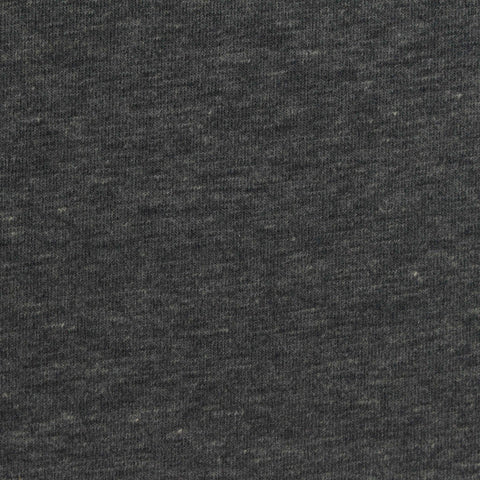 Dark Grey Marl Piqué Knit, Poly-Cotton, 230 gsm