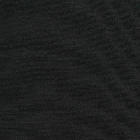 Cotton Polyester Jersey Knit Fabric, 200 gsm, 170 cm — Black