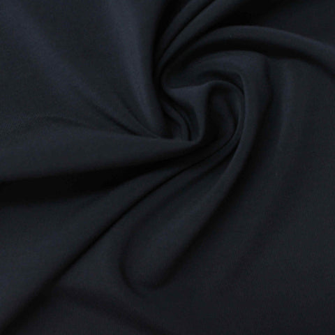 Viscose Stretch Jersey Knit Fabric, 215 gsm, 150 cm — Navy