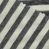 Dark Blue Stripes Chunky Knit, Poly-Cotton — photo 3