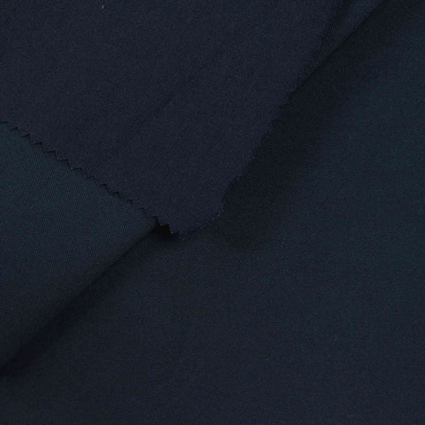 Viscose Nylon Stretch Bengaline Fabric, 279 gsm — Navy, ref EF-213314