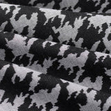 Black Houndstooth Jacquard, Viscose-Poly — photo 3
