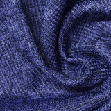 Blue Marl Rib Knit, Polyester — photo 3