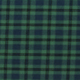 Green Plaid Woven, Cotton — photo 3